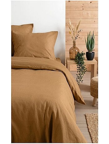 Housse de couette en coton uni Edenne