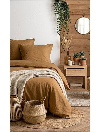 Housse de couette en coton uni Edenne