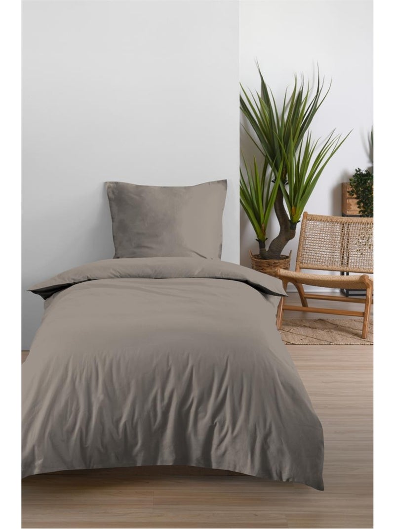 Housse de couette en coton uni Edenne Lin - Kiabi