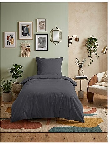 Housse de couette en coton uni Edenne