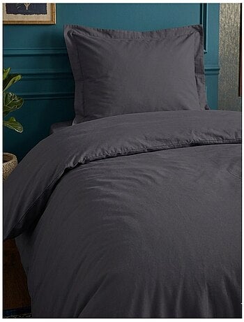 Housse de couette en coton uni Edenne