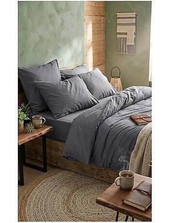 Housse de couette en coton uni Edenne