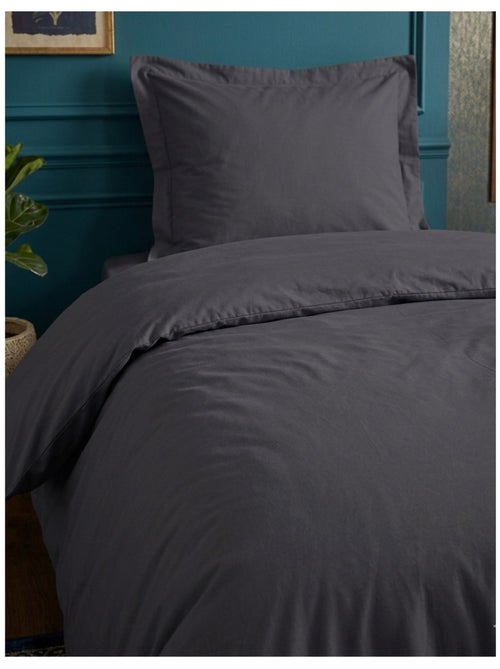 Housse de couette en coton uni Edenne - Kiabi