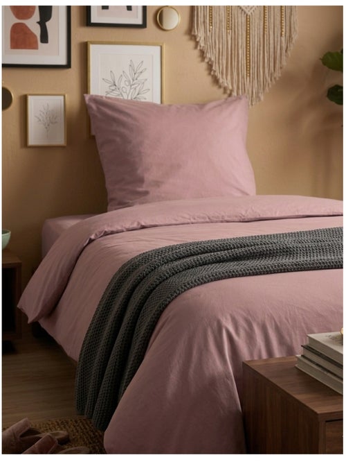 Housse de couette en coton uni Edenne - Kiabi