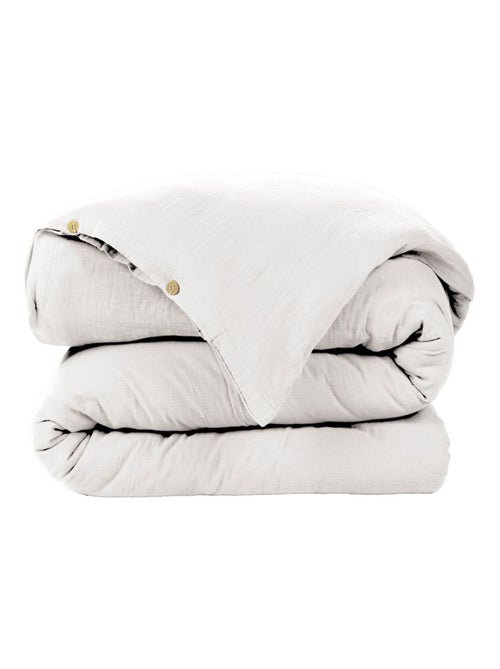 Housse de couette en double Gaze de coton - Kiabi