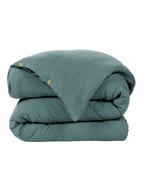 Housse de couette en double Gaze de coton - Kiabi