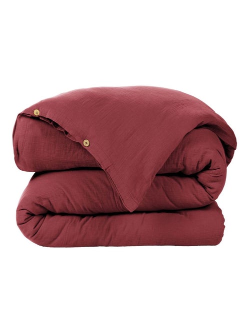 Housse de couette en double Gaze de coton - Kiabi