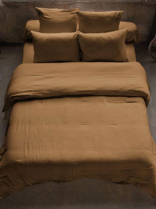 Housse de couette en double Gaze de coton - Kiabi