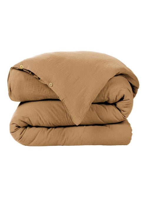 Housse de couette en double Gaze de coton - Kiabi