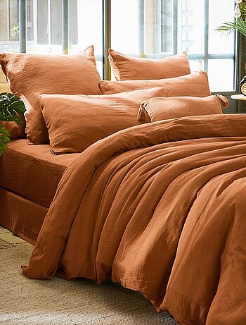 Housse de couette en double Gaze de Coton Gaia