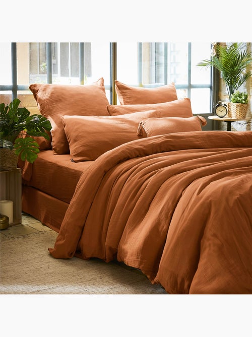 Housse de couette en double Gaze de Coton Gaia - Kiabi Housse de couette en double Gaze de Coton Gaia - Kiabi