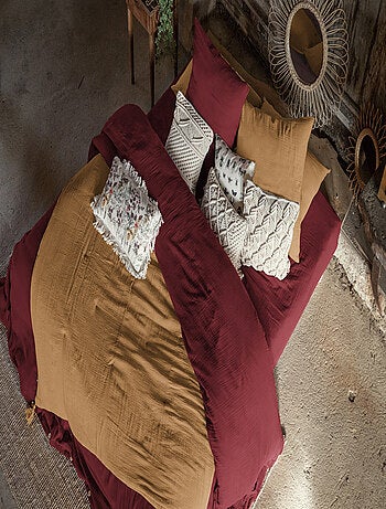 Housse de couette en double Gaze de Coton Gaia