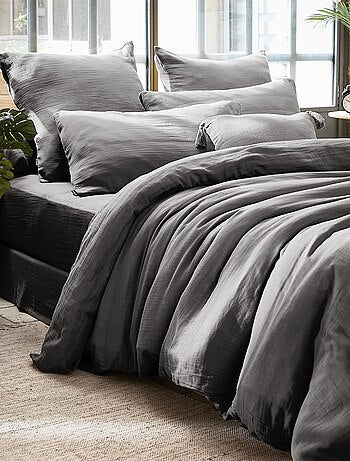 Housse de couette en double Gaze de Coton Gaia