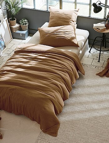 Housse de couette en double Gaze de Coton Gaia