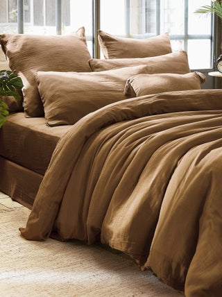 Housse de couette en double Gaze de Coton Gaia