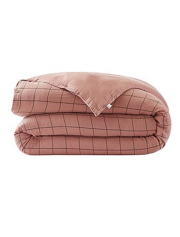 Housse de couette en double gaze de coton Gaia match