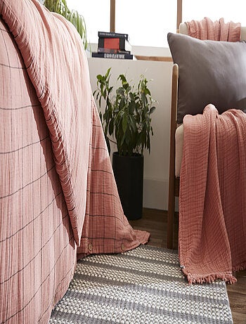 Housse de couette en double gaze de coton Gaia match