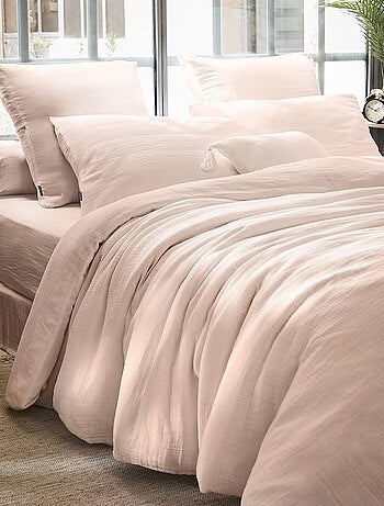 Housse de couette en double Gaze de Coton Gaia