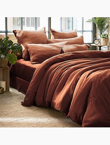 Housse de couette en double Gaze de Coton Gaia
