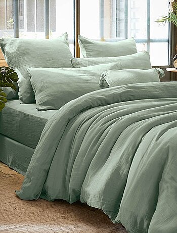 Housse de couette en double Gaze de Coton Gaia