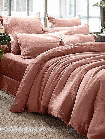 Housse de couette en double Gaze de Coton Gaia