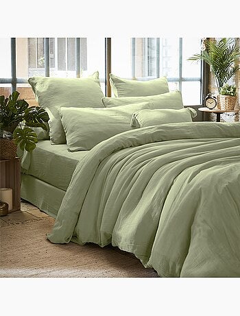 Housse de couette en double Gaze de Coton Gaia
