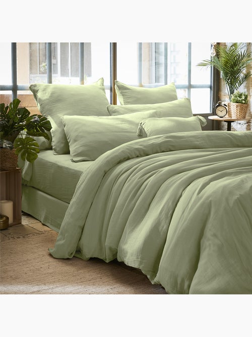 Housse de couette en double Gaze de Coton Gaia - Kiabi