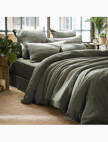 Housse de couette en double Gaze de Coton Gaia
