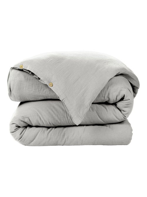 Housse de couette en double Gaze de coton - Kiabi