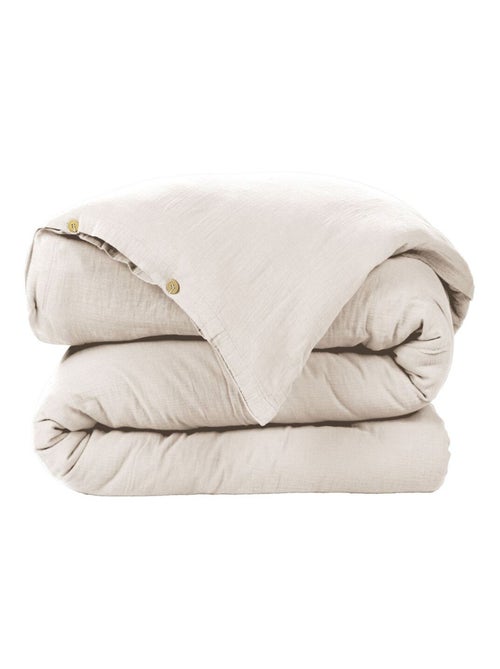 Housse de couette en double Gaze de coton - Kiabi