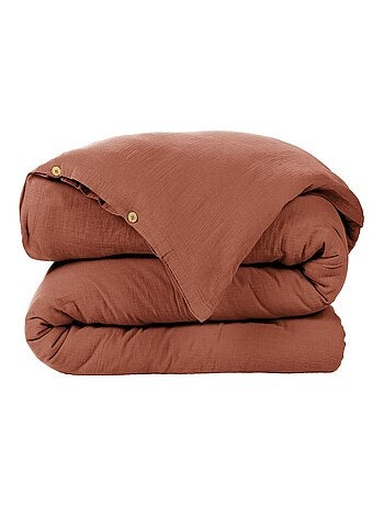 Housse de couette en double Gaze de coton