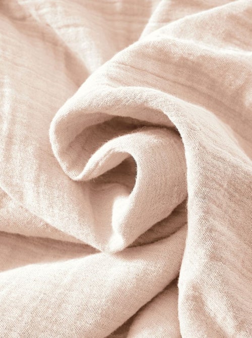 Housse de couette en double Gaze de coton - Kiabi