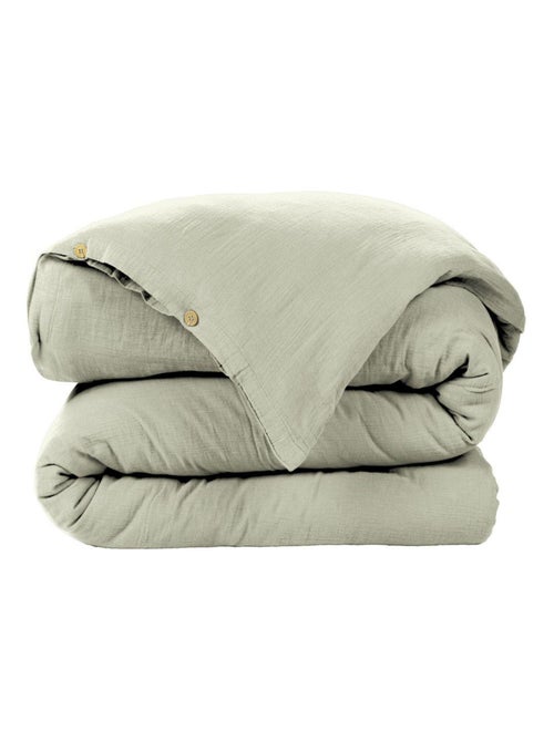 Housse de couette en double Gaze de coton - Kiabi