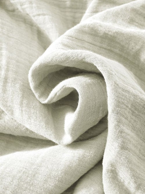 Housse de couette en double Gaze de coton - Kiabi