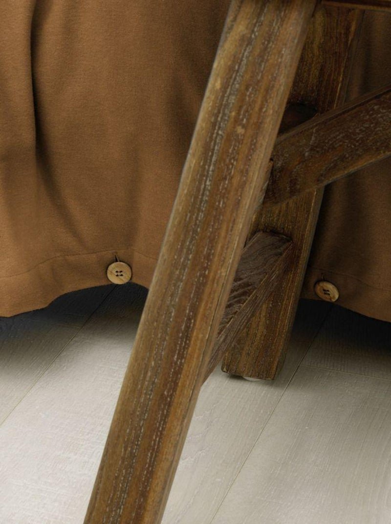 Housse de couette en Flanelle de Coton Camel - Kiabi