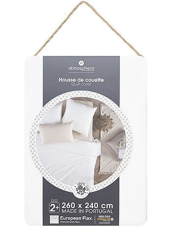 Housse de couette en 100% lin