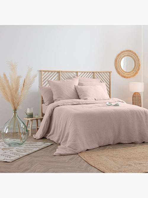 Housse de couette en lin lavé LINAH - Kiabi Housse de couette en lin lavé LINAH - Kiabi