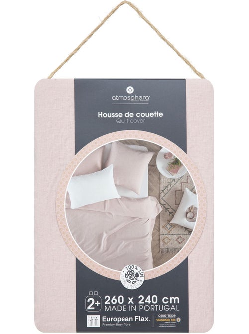 Housse de couette en lin lavé LINAH - Kiabi Housse de couette en lin lavé LINAH - Kiabi