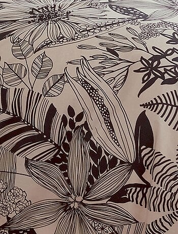 Housse de couette en percale aux impressions noires