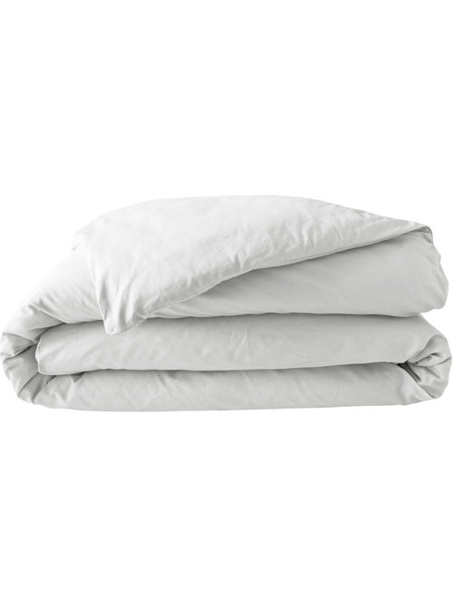 Housse de Couette en Percale de Coton - Douceur et Élégance - Kiabi