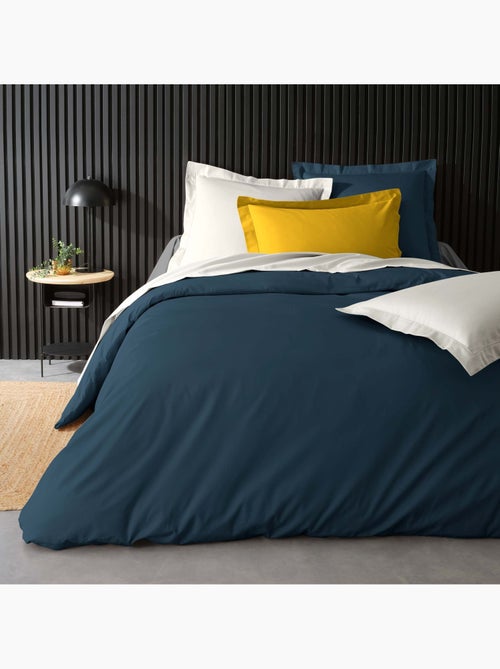 Housse de Couette en Percale de Coton - Douceur et Élégance - Kiabi