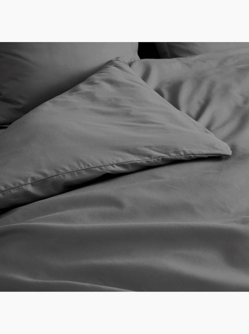 Housse de Couette en Percale de Coton - Douceur et Élégance - Kiabi