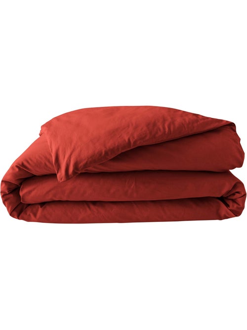 Housse de Couette en Percale de Coton - Douceur et Élégance - Kiabi