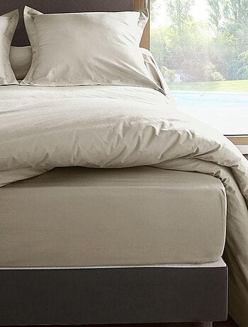 Housse de couette en percale de coton 80 fils