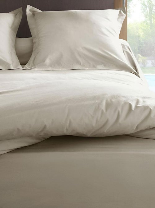 Housse de couette en percale de coton 80 fils - Kiabi Housse de couette en percale de coton 80 fils - Kiabi