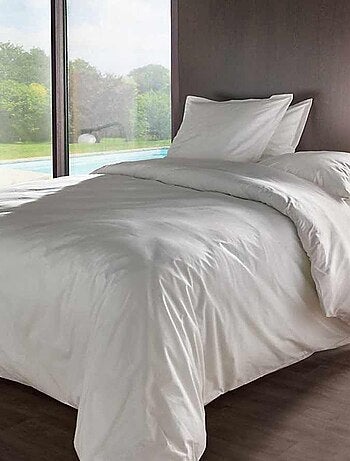 Housse de couette en percale de coton 80 fils