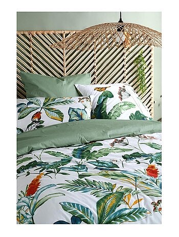 Housse de couette en percale de coton Arupana exotique