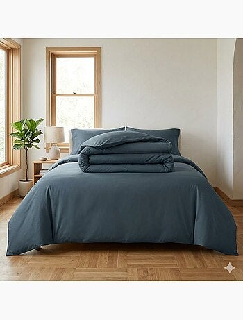 Housse de couette en percale de coton