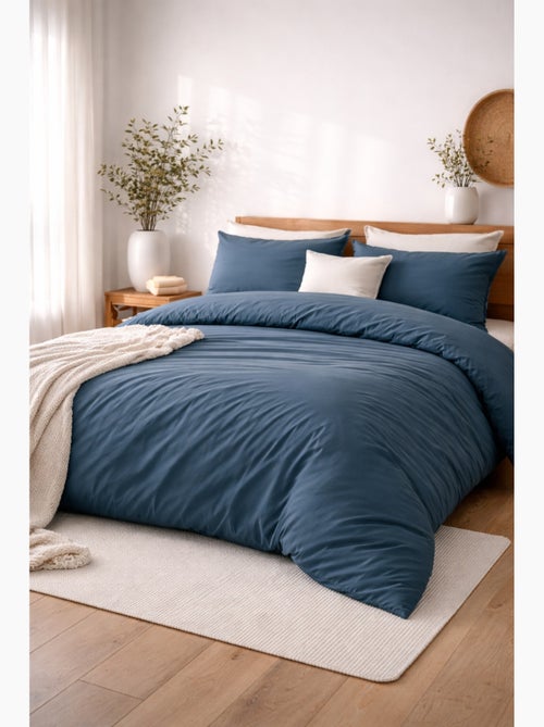 Housse de couette en percale de coton - Kiabi Housse de couette en percale de coton - Kiabi