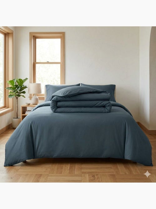 Housse de couette en percale de coton - Kiabi Housse de couette en percale de coton - Kiabi